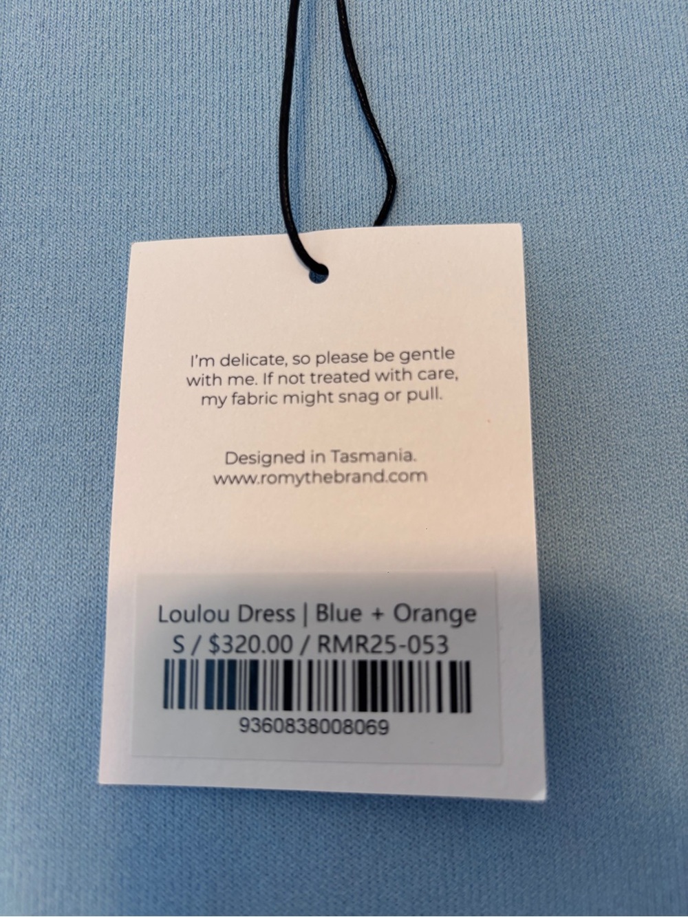 Romy Lou Lou Maxi Dress with cutout Blue Small, Medium NWT - Picture 10 of 11